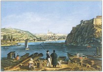Vincenc Morstadt - Pohled od Vy�ehradu k Pra�sk�mu hradu [Detail produktu]