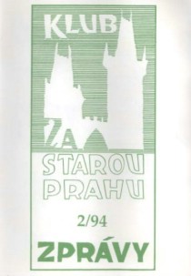 Zpr�vy Klubu Za starou Prahu 1994/2 [Detail produktu]