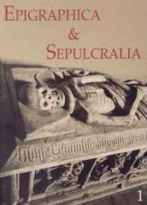 Epigraphica et Sepulcralia 1 [Detail produktu]