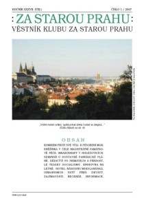 Vstnk Za starou Prahu 2007/1 [Detail produktu]