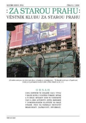 Vstnk Za starou Prahu 2006/2