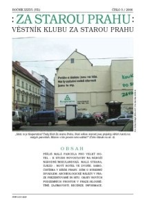 Vstnk Za starou Prahu 2006/3 [Detail produktu]