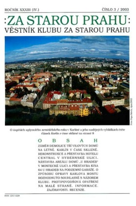 Vstnk Za starou Prahu 2003/3