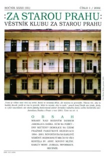 Vstnk Za starou Prahu 2002/1 [Detail produktu]