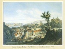 Nicolas Chapuy. Praha a Prask hrad od Chotkovy silnice [Detail produktu]