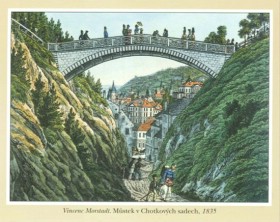 Vincenc Morstadt. Mstek v Chotkovch sadech