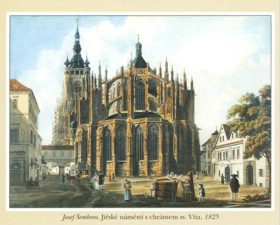 Josef embera. Jisk nmst s Chrmem sv. Vta, 1824