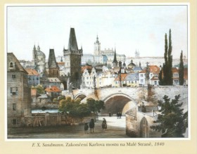 F. X. Sandmann. Zakonen Karlova mostu na Mal Stran