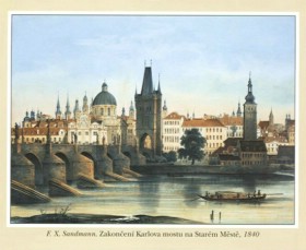 F. X. Sandmann. Zakonen Karlova mostu na Starm Mst
