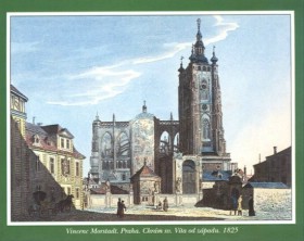 Vincenc Morstadt. Chrm sv. Vta od zpadu