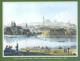 Vincenc Morstadt. Pohled na Malou Stranu a Hradany II.