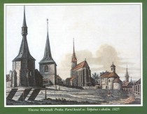 Vincenc Morstadt. Farn kostel sv. tpna s okolm [Detail produktu]