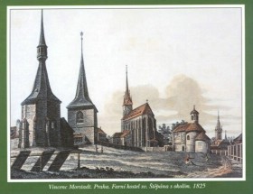 Vincenc Morstadt. Farn kostel sv. tpna s okolm