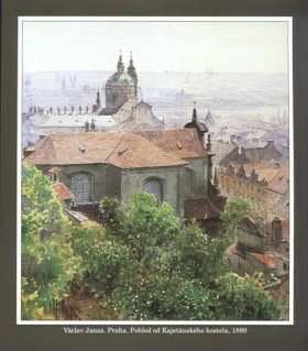 Vclav Jansa. Praha od Kajetnskho kostela