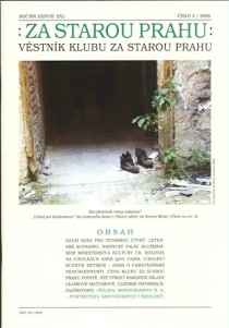 Vstnk Za starou Prahu 2008/2 [Detail produktu]