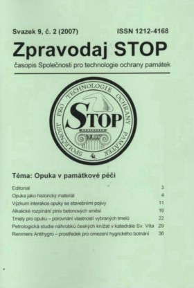 Zpravodaj STOP 2007/2. Opuka v pam�tkov� p��i.