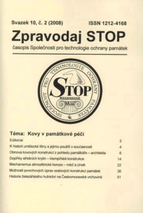 Zpravodaj STOP 2008/2. Kovy v pam�tkov� p��i