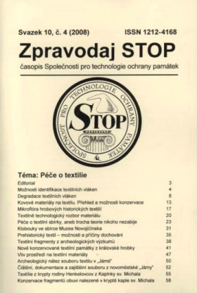 Zpravodaj STOP 2008/4. P��e o textilie