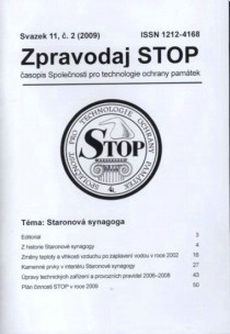 Zpravodaj STOP 2009/2. Staronov synagoga [Product Detail]