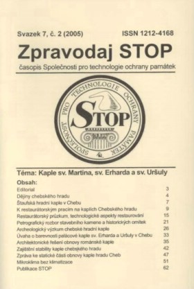 Zpravodaj STOP 2005/2. Kaple sv. Martina, sv. Erharda a sv. Ur�uly