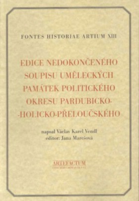 Edice nedokonenho soupisu umleckch pamtek politickho okresu pardubicko-holicko-pelouskho