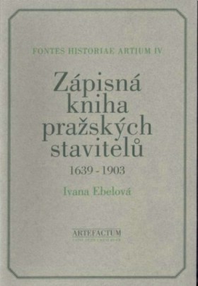 Zpisn kniha praskch stavitel 1639  1903