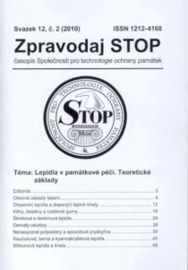 Zpravodaj STOP 2010/2 - Lepidla v pamtkov pi [Detail produktu]
