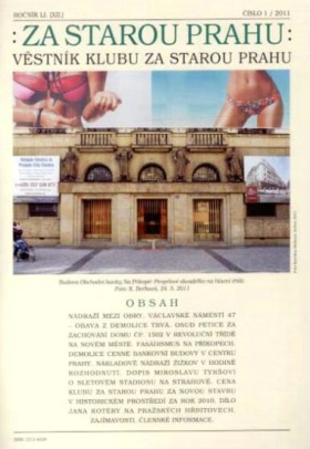Vstnk Za starou Prahu 2011/1