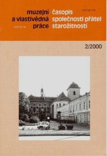 Muzejn a vlastivdn prce / asopis Spolenosti ptel staroitnost 2000/2 [Detail produktu]