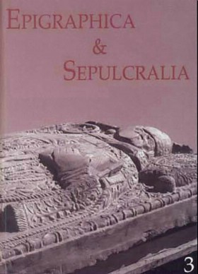 Epigraphica et Supulcralia 3