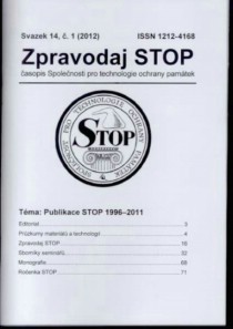 Zpravodaj STOP 2012/1. Publikace STOP 1996-2011 [Detail produktu]