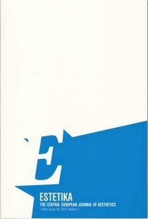 Estetika/ The Central European Journal of Aesthetics, 2/2013 [Detail produktu]