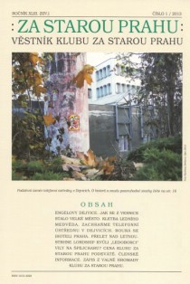 Vstnk Za starou Prahu 2013/1 [Detail produktu]