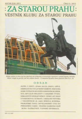 Vstnk Za starou Prahu 2013/2