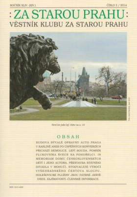 Vstnk Za starou Prahu 2014/3