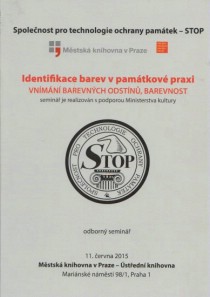 Identifikace barev v pamtkov praxi. Vnmn barevnch odstn, barevnost [Detail produktu]