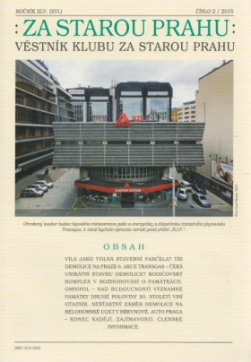 Vstnk Za starou Prahu 2015/2