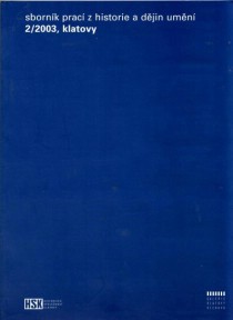 Sbornk prac z historie djin a umn 2/2003, Klatovy [Detail produktu]