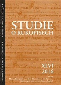 Studie o rukopisech 2016 [Detail produktu]