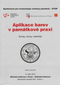 Aplikace barev v pamtkov praxi [Detail produktu]