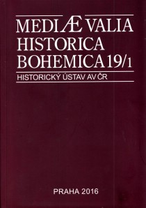 Mediaevalia Historica Bohemica 19/1 [Detail produktu]