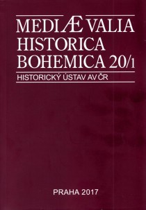 Mediaevalia Historica Bohemica 20/1 [Detail produktu]