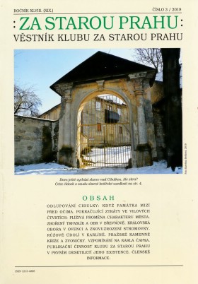 Vstnk Za starou Prahu 2018/3