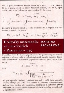 Doktorky matematiky na univerzitch v Praze 1900-1945 [Detail produktu]