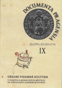 Documenta Pragensia Supplementa IX [Detail produktu]