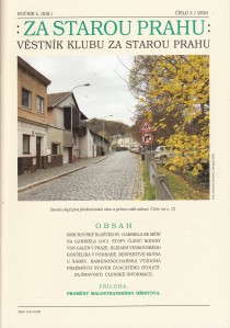 Vstnk Za starou Prahu 2020/3 [Detail produktu]