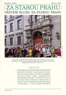 Vstnk Za starou Prahu 2022/2