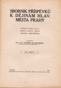 Sbornk pspvk k djinm hlavnho msta. Dl 1 seit 2 [Detail produktu]