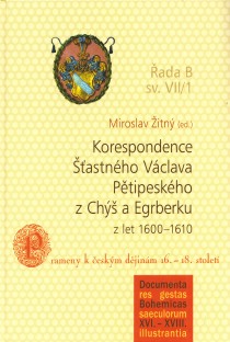 Korespondence astnho Vclava Ptipeskho z Ch a Egrberku z let 16001610 [Detail produktu]
