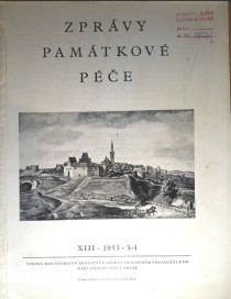 Zprvy pamtkov pe 1953/3-4 [Detail produktu]